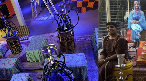 Shisha huren op een feest