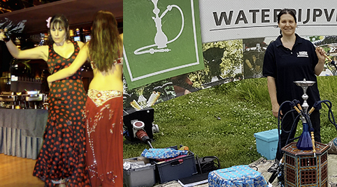 Waterpijpterras huren feest